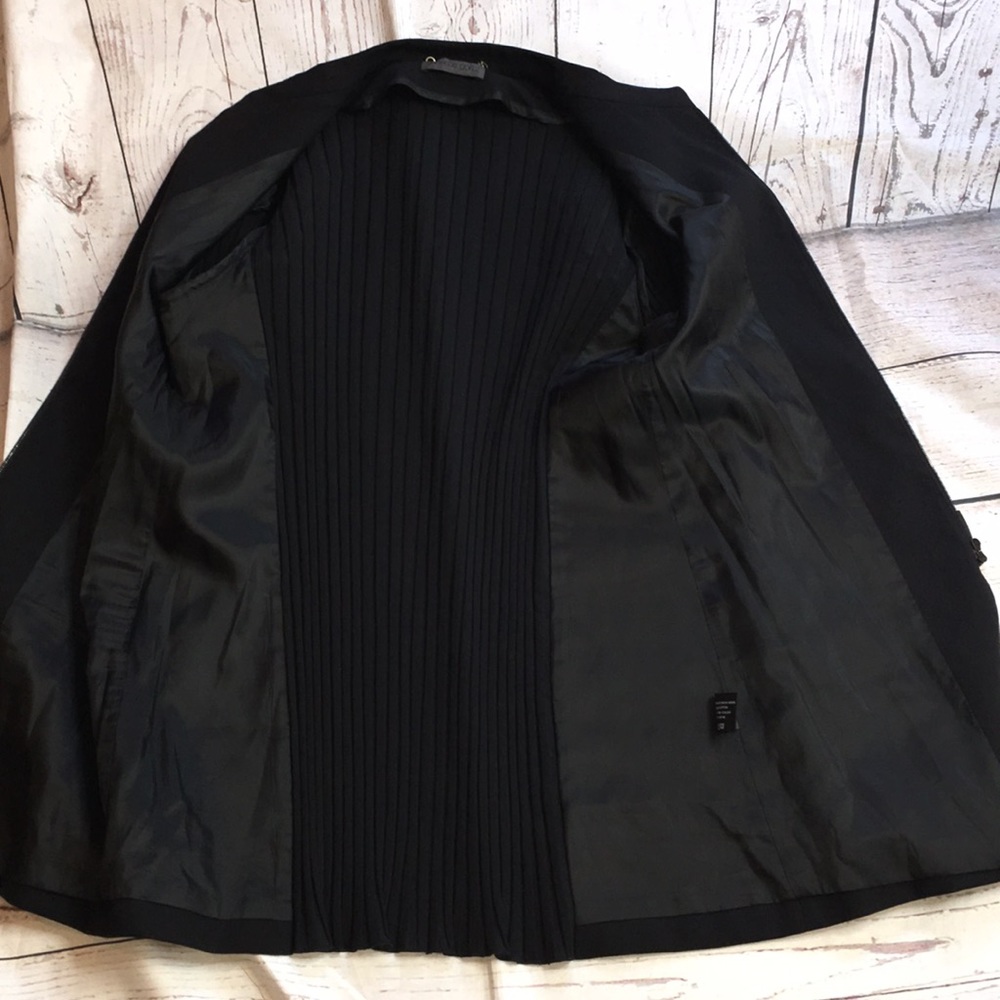 Annette Gortz  Italian made long merino wool  strucxtured sweater jacket… - Picture 4 of 8